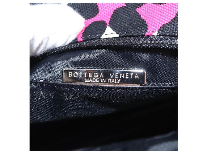 Bottega Veneta Borsa a Spalla in Tela Rosa Auth ka1377A - vista 18