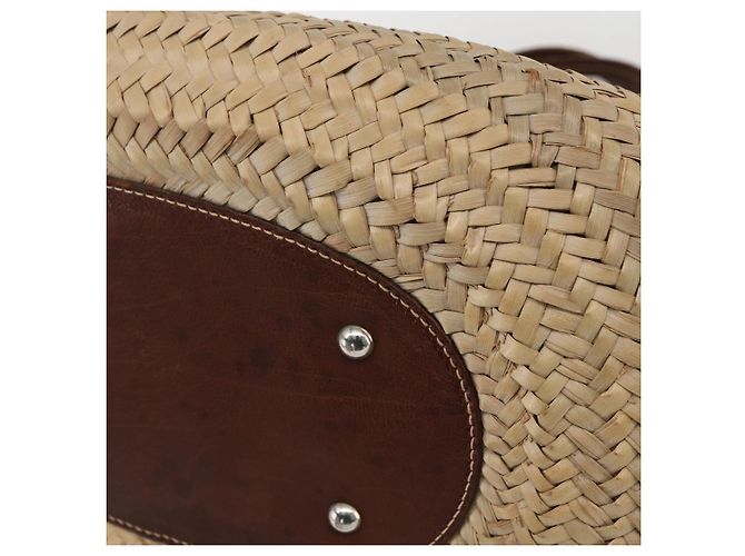 Miu Miu Handtasche Raffia Beige Silber Authentisch 159300V - Ansicht 16
