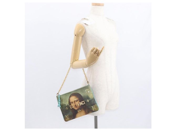 LOUIS VUITTON Collezione Masters Pochette Plat Borsa Verde M64799 LV Auth 161054V - vista 25