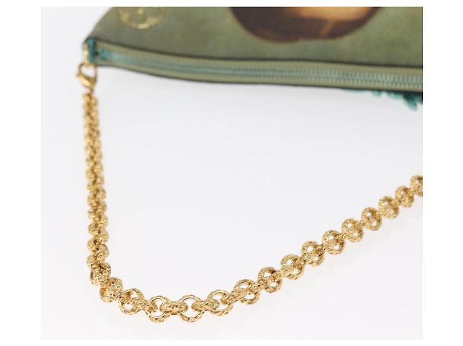 LOUIS VUITTON Collezione Masters Pochette Plat Borsa Verde M64799 LV Auth 161054V - vista 7