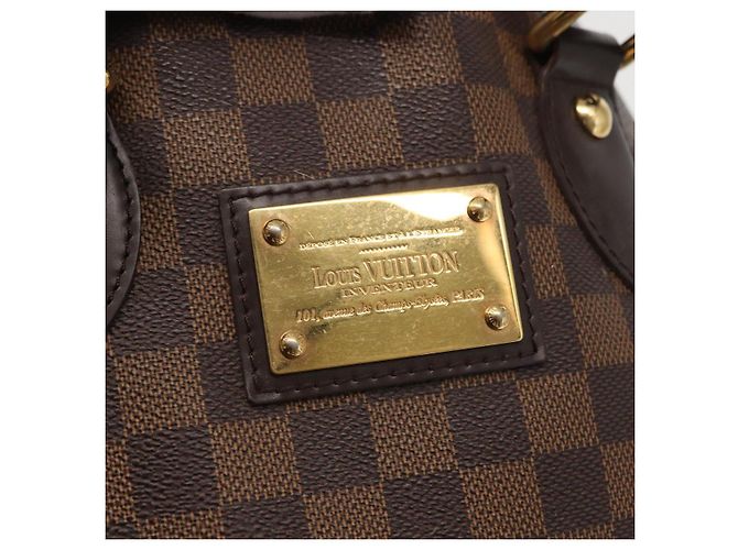 LOUIS VUITTON Borsa Tote Hampstead PM Damier Ebene N51205 LV Auth 163885V - vista 17