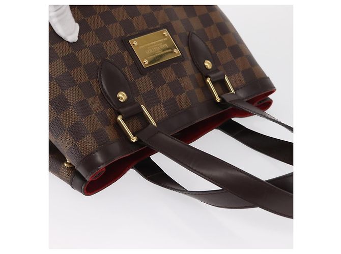 LOUIS VUITTON Borsa Tote Hampstead PM Damier Ebene N51205 LV Auth 163885V - vista 6