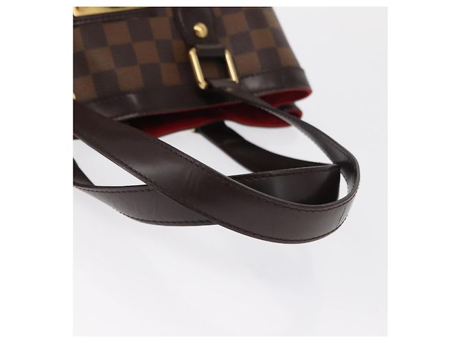LOUIS VUITTON Borsa Tote Hampstead PM Damier Ebene N51205 LV Auth 163885V - vista 7