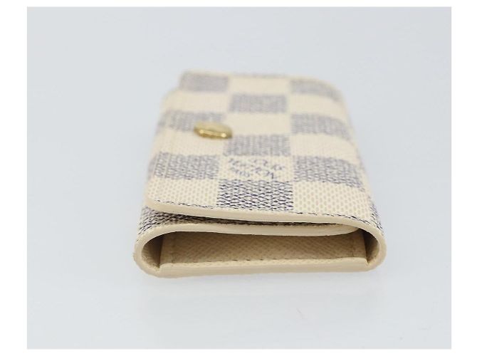 LOUIS VUITTON Estuche para Llaves Multicles 4 Damier Azur N60020 LV Auth 164049V - vista 3