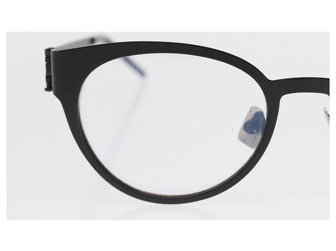 Occhiali SAINT LAURENT metallo Nero Auth 157573V - vista 3