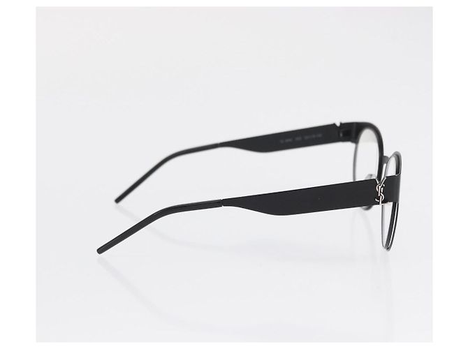 Occhiali SAINT LAURENT metallo Nero Auth 157573V - vista 5