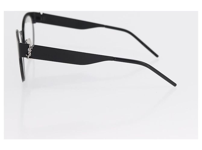 Occhiali SAINT LAURENT metallo Nero Auth 157573V - vista 6