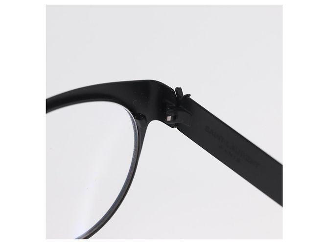 Occhiali SAINT LAURENT metallo Nero Auth 157573V - vista 8