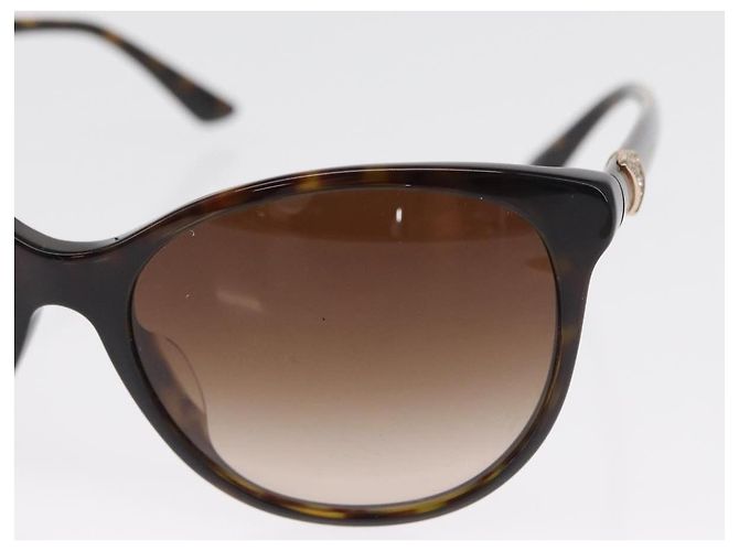 Bulgari Gafas de sol BVLGARI de plástico marrón Auth 157575V Castaño - vista 4