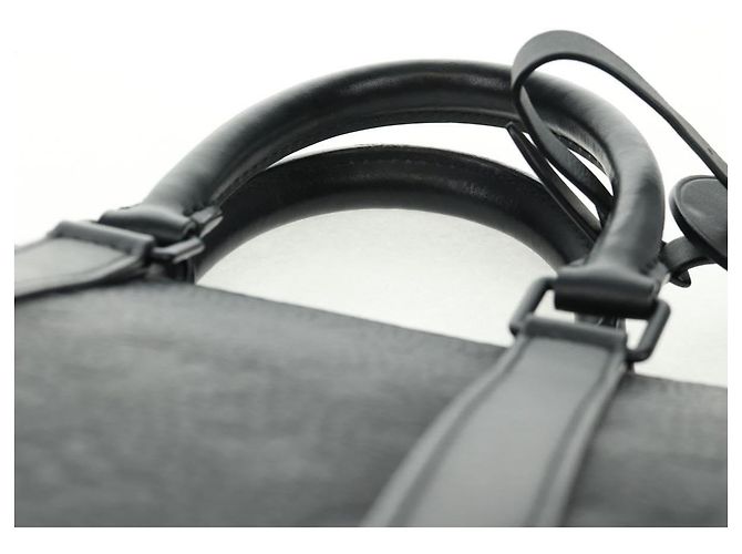 LOUIS VUITTON Taurillon Clemence Borsa Piatta Tessuto Nero M21884 Auth ki6418SAM - vista 14