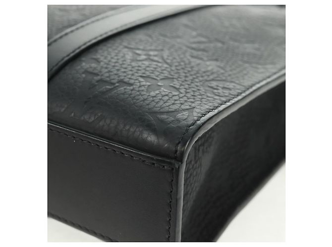 LOUIS VUITTON Taurillon Clemence Borsa Piatta Tessuto Nero M21884 Auth ki6418SAM - vista 15