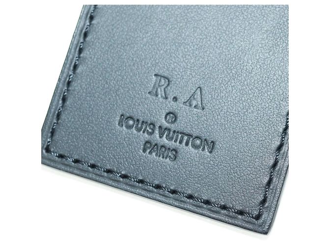 LOUIS VUITTON Taurillon Clemence Borsa Piatta Tessuto Nero M21884 Auth ki6418SAM - vista 9