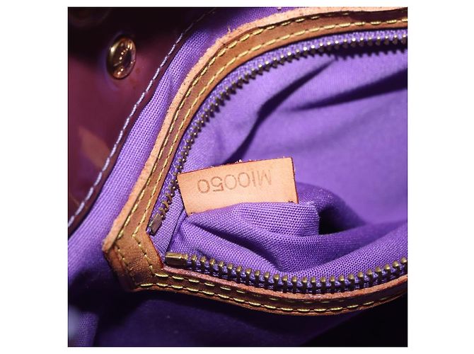 LOUIS VUITTON Monogram Vernis Reade PM Borsa a Mano Viola Viole M93578 Auth 169233V Porpora - vista 12