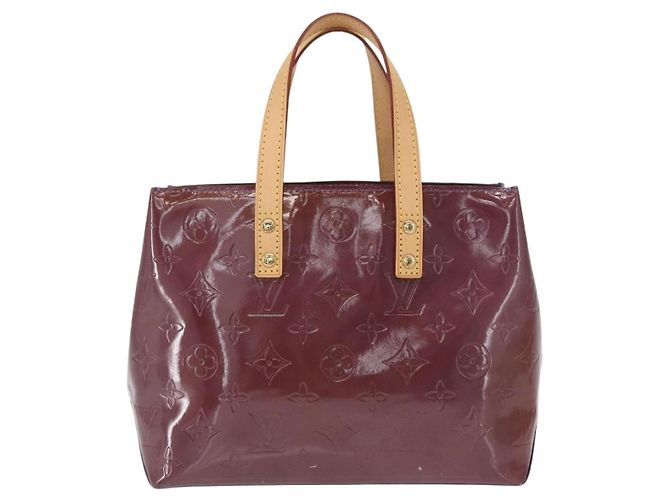 LOUIS VUITTON Monogram Vernis Reade PM Borsa a Mano Viola Viole M93578 Auth 169233V Porpora - vista 13