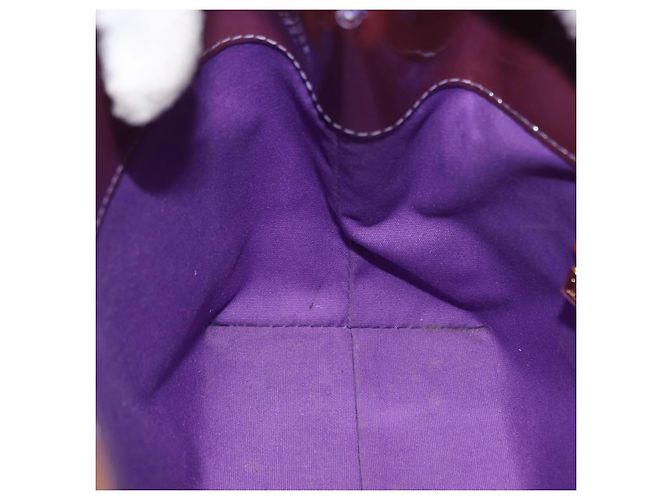 LOUIS VUITTON Monogram Vernis Reade PM Borsa a Mano Viola Viole M93578 Auth 169233V Porpora - vista 20
