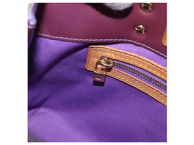 LOUIS VUITTON Monogram Vernis Reade PM Borsa a Mano Viola Viole M93578 Auth 169233V Porpora - vista 21