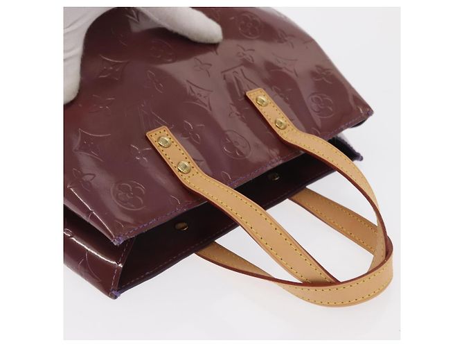 LOUIS VUITTON Monogram Vernis Reade PM Borsa a Mano Viola Viole M93578 Auth 169233V Porpora - vista 6