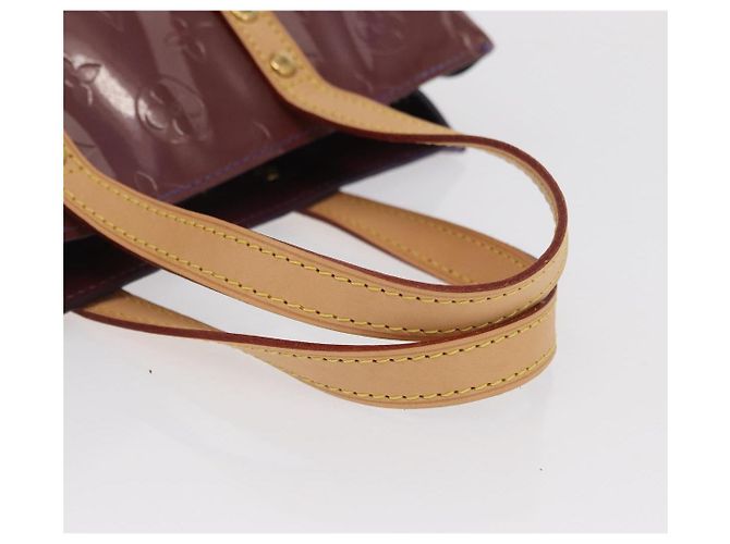 LOUIS VUITTON Monogram Vernis Reade PM Borsa a Mano Viola Viole M93578 Auth 169233V Porpora - vista 7