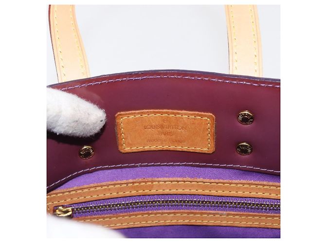 LOUIS VUITTON Monogram Vernis Reade PM Borsa a Mano Viola Viole M93578 Auth 169233V Porpora - vista 9