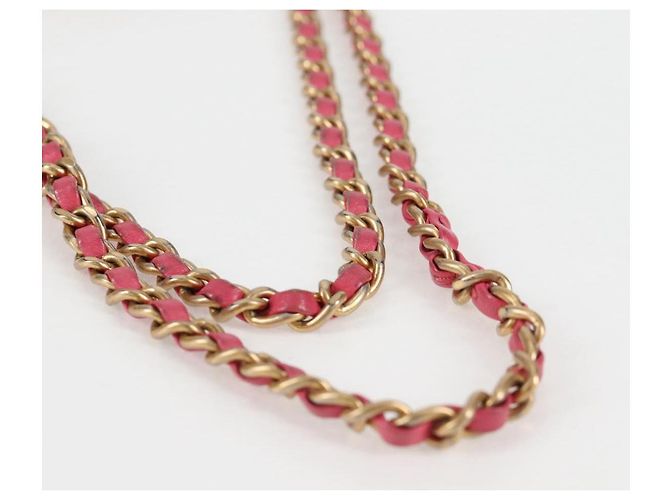 CHANEL Matelassé Schultertasche aus Lammleder Rosa Gold CC Auth 125468SAM Pink Golden - Ansicht 8
