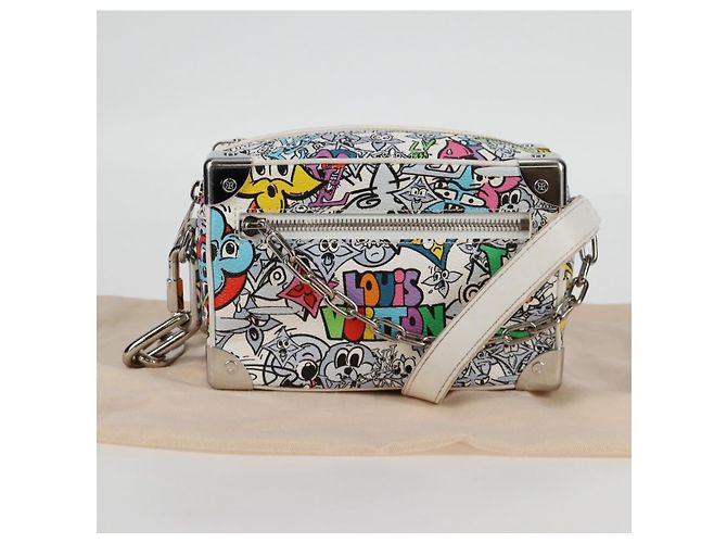 LOUIS VUITTON Borsa Mini Soft Trunk Monogram Comics M82008 LV Auth 124897SM Multicolore - vista 12