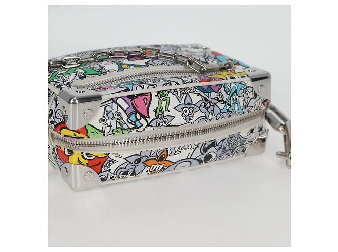 LOUIS VUITTON Borsa Mini Soft Trunk Monogram Comics M82008 LV Auth 124897SM Multicolore - vista 6