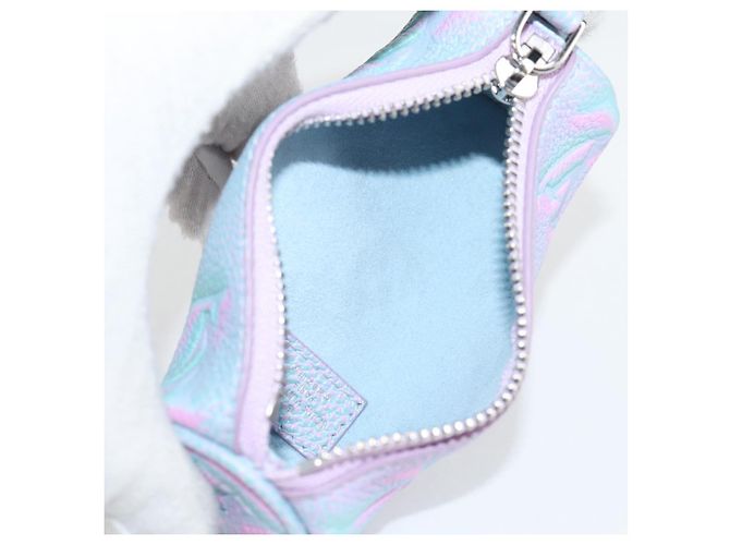 LOUIS VUITTON Pouch Micro Papillon Monogram Empreinte Lila M00837 Auth 126346SAM Porpora - vista 10
