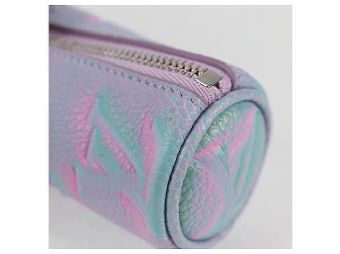 LOUIS VUITTON Pouch Micro Papillon Monogram Empreinte Lila M00837 Auth 126346SAM Porpora - vista 14