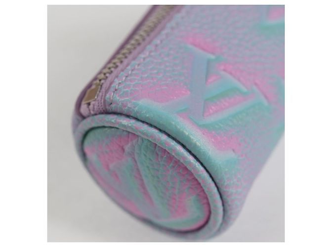 LOUIS VUITTON Pouch Micro Papillon Monogram Empreinte Lila M00837 Auth 126346SAM Porpora - vista 15