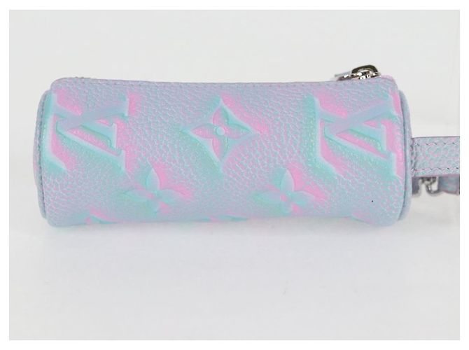 LOUIS VUITTON Pouch Micro Papillon Monogram Empreinte Lila M00837 Auth 126346SAM Porpora - vista 4