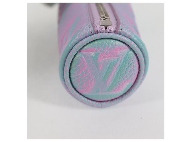LOUIS VUITTON Pouch Micro Papillon Monogram Empreinte Lila M00837 Auth 126346SAM Porpora - vista 5