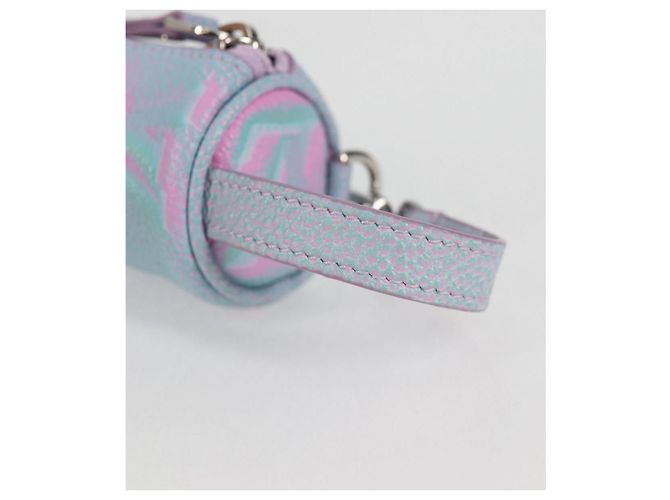LOUIS VUITTON Pouch Micro Papillon Monogram Empreinte Lila M00837 Auth 126346SAM Porpora - vista 7