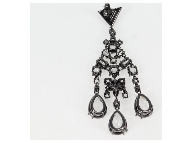 LOUIS VUITTON Pendente LV Chandelier Metallo Argento M02180 LV Auth 118796SM - vista 6