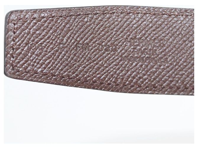 Hermès HERMES Constance Gürtel Leder 48"" Weinrot Auth 121287SAM Bordeaux - Ansicht 7