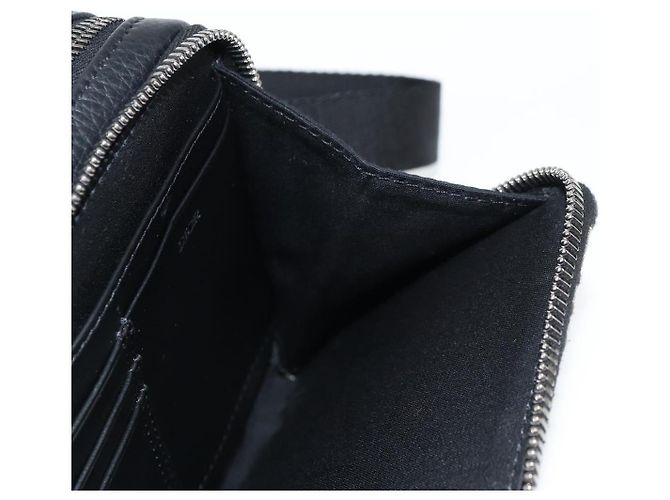 Borsa a Spalla in Tela Trotter Christian Dior Navy Argento Auth 121172SAM Blu navy - vista 22