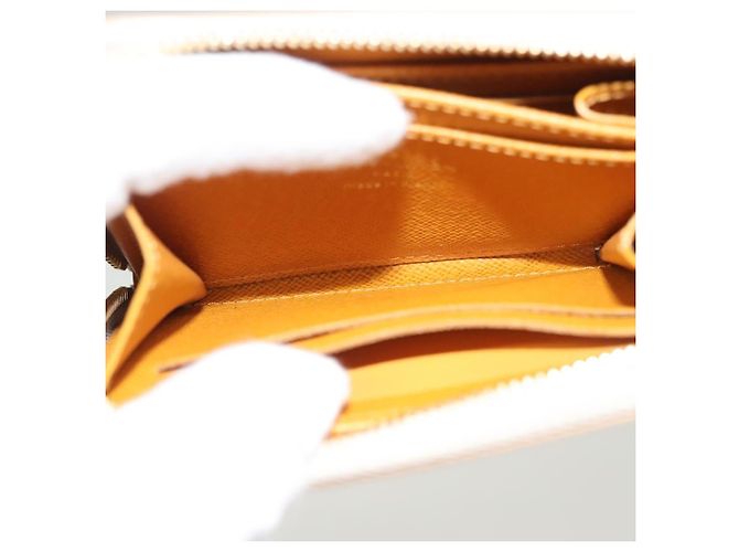 LOUIS VUITTON Monogram Monopanam Monedero Zippy Beige M82691 LV Auth 115227SAM - vista 10