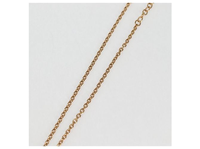 COLLANA SUPER PIATTA IN METALLO ORO LOUIS VUITTON LVxTM 2 M02499 LV Auth 127723SM - vista 13