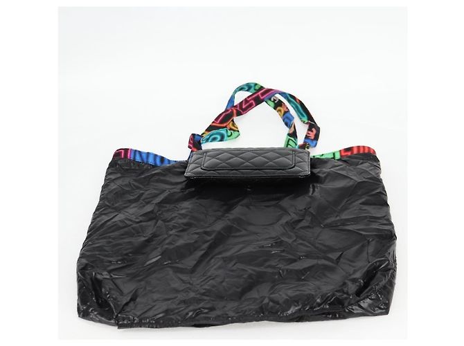 CHANEL Borsa a Spalla Matelassé in Pelle Caviar Nera CC Auth 127322SAM Nero - vista 22