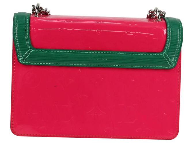LOUIS VUITTON Borsa a Spalla Vernis Winewood PM Rose Pop M90443 LV Auth 127441SAM Rosa - vista 2