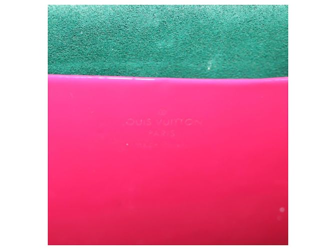 LOUIS VUITTON Borsa a Spalla Vernis Winewood PM Rose Pop M90443 LV Auth 127441SAM Rosa - vista 21