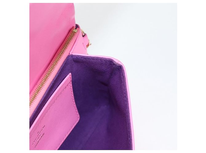 LOUIS VUITTON Pochette Coussin Monogram Borsa a Spalla Rosa M80745 LV Auth 126599SAM - vista 20