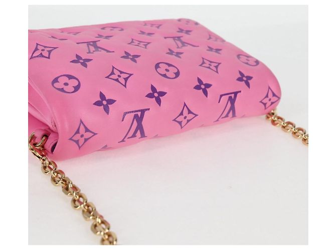 LOUIS VUITTON Pochette Coussin Monogram Borsa a Spalla Rosa M80745 LV Auth 126599SAM - vista 7