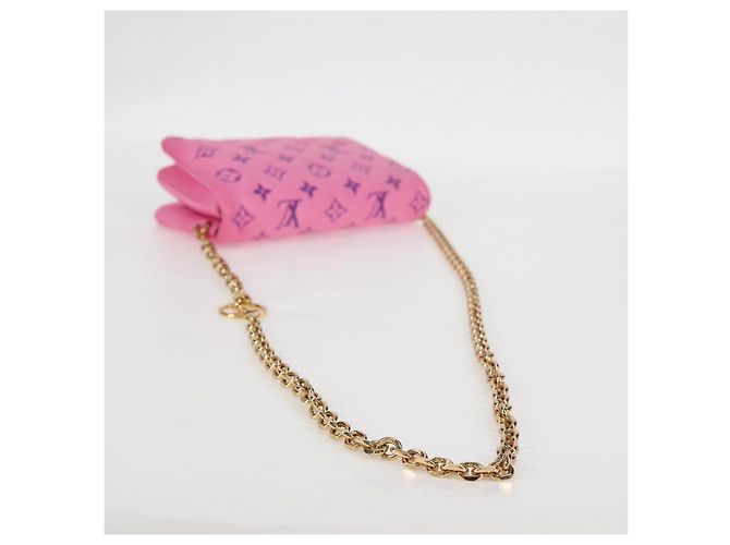 LOUIS VUITTON Pochette Coussin Monogram Borsa a Spalla Rosa M80745 LV Auth 126599SAM - vista 8