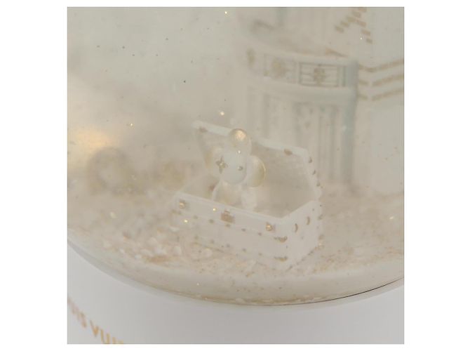 LOUIS VUITTON Vivienne Snow Globe VIP Only Clear White LV Auth 129009SAM - view 9