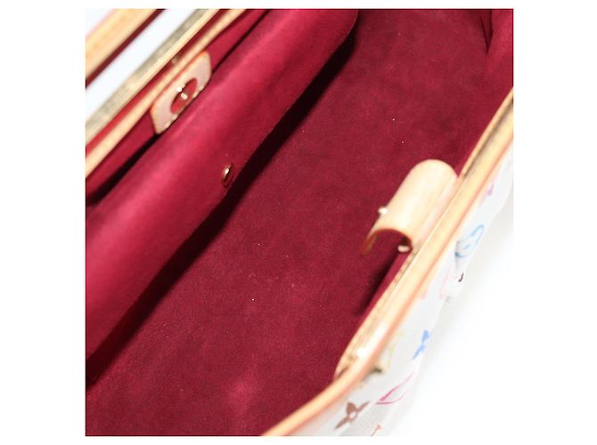 LOUIS VUITTON Borsa a Mano Multicolore Judy MM 2Way Bianca M40255 Auth 130193SAV Bianco - vista 10