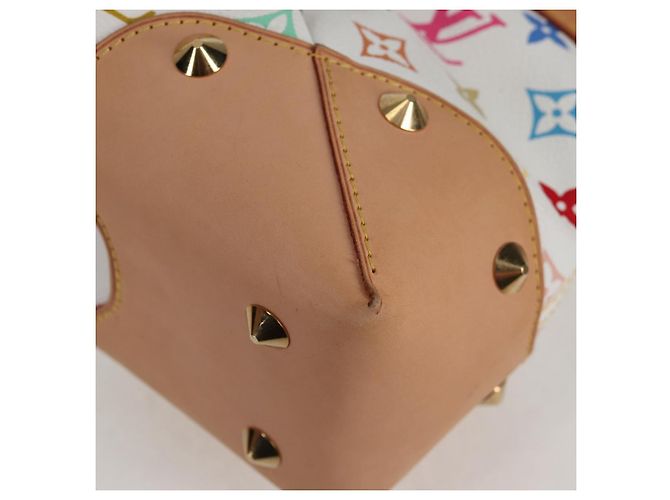 LOUIS VUITTON Borsa a Mano Multicolore Judy MM 2Way Bianca M40255 Auth 130193SAV Bianco - vista 16