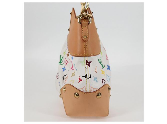 LOUIS VUITTON Borsa a Mano Multicolore Judy MM 2Way Bianca M40255 Auth 130193SAV Bianco - vista 3