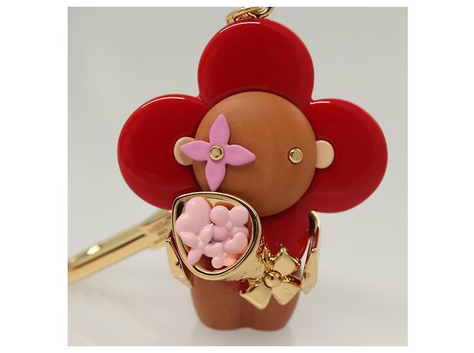 LOUIS VUITTON Monogram Vivienne Amour Charm Rosso M02349 LV Auth 127325SM - vista 2