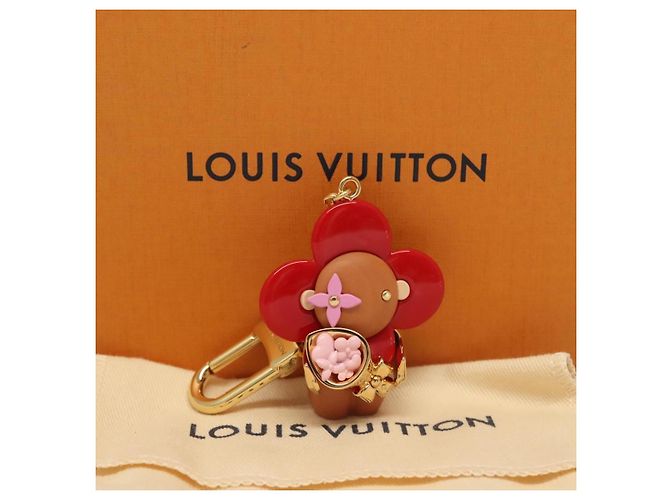 LOUIS VUITTON Monogram Vivienne Amour Charm Rosso M02349 LV Auth 127325SM - vista 8