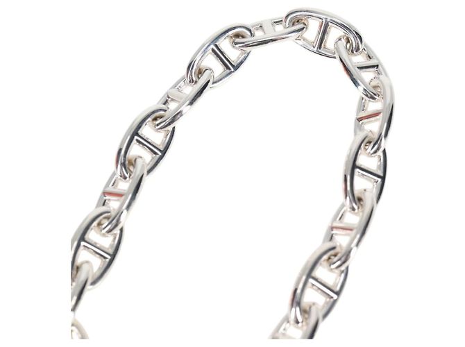 Hermès Bracciale Chaine d'Ancre GM HERMES Ag925 15 Link Argento Auth 131509SM - vista 4